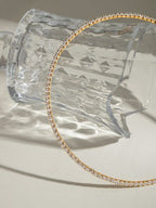 Stainless Steel Inlaid Zircon Necklace - HOUSE OF SHE