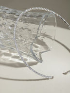 Stainless Steel Inlaid Zircon Necklace - HOUSE OF SHE