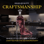 Stiletto Whiskey And Wine Decanter Premium Barware Gift Elegant Drinkware Collection - HOUSE OF SHE