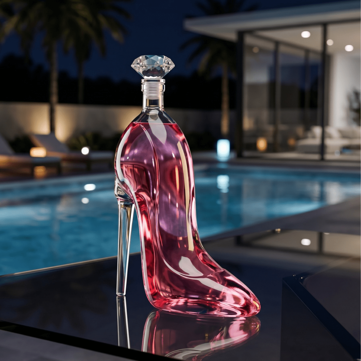 Stiletto Whiskey And Wine Decanter Premium Barware Gift Elegant Drinkware Collection - HOUSE OF SHE