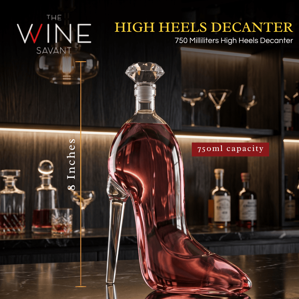 Stiletto Whiskey And Wine Decanter Premium Barware Gift Elegant Drinkware Collection - HOUSE OF SHE