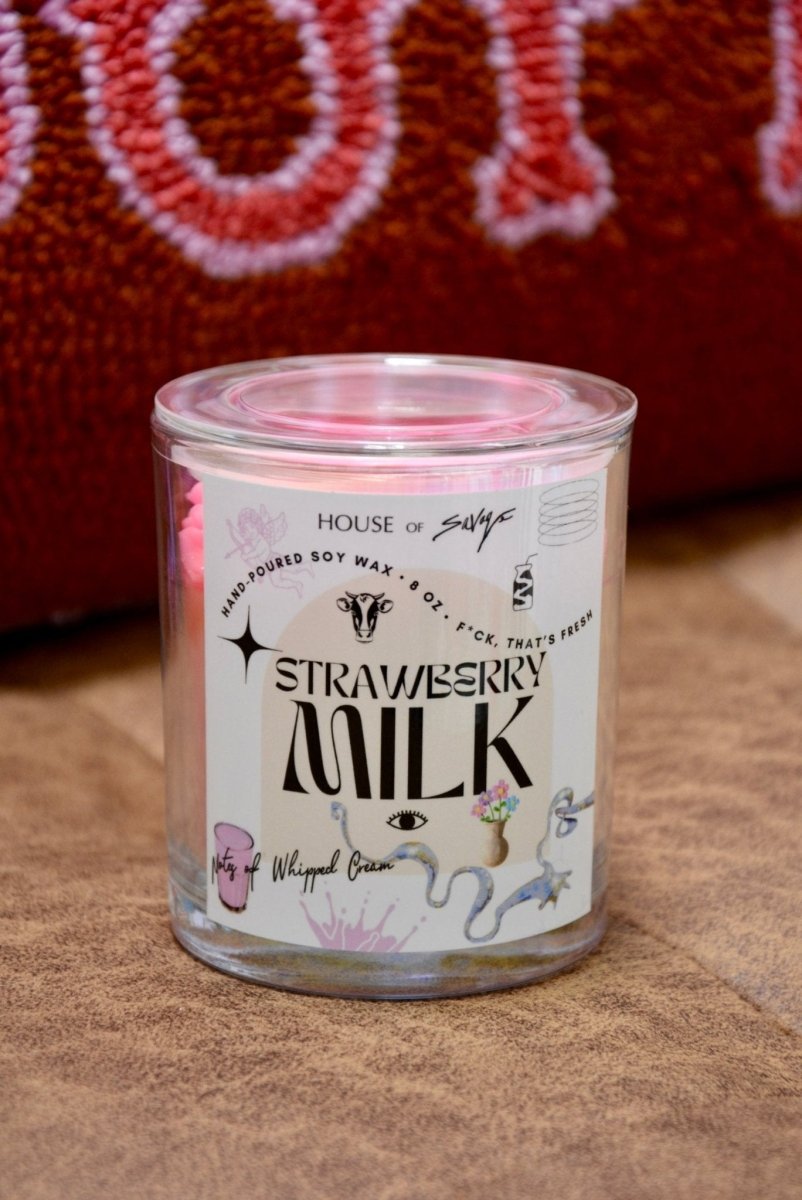 STRAWBERRY MILK CANDLE - HOUSE OF SHE