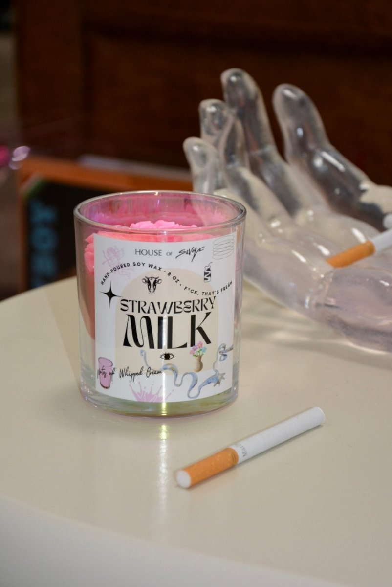 STRAWBERRY MILK CANDLE - HOUSE OF SHE