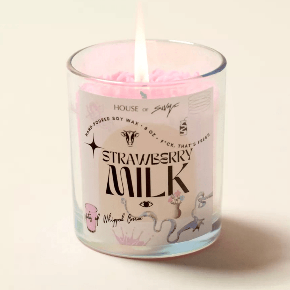 STRAWBERRY MILK CANDLE - HOUSE OF SHE
