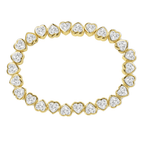Stretchy Bezel Heart Bracelet - HOUSE OF SHE