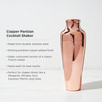 Summit Parisian Cocktail Shaker - HOUSE OF SHE