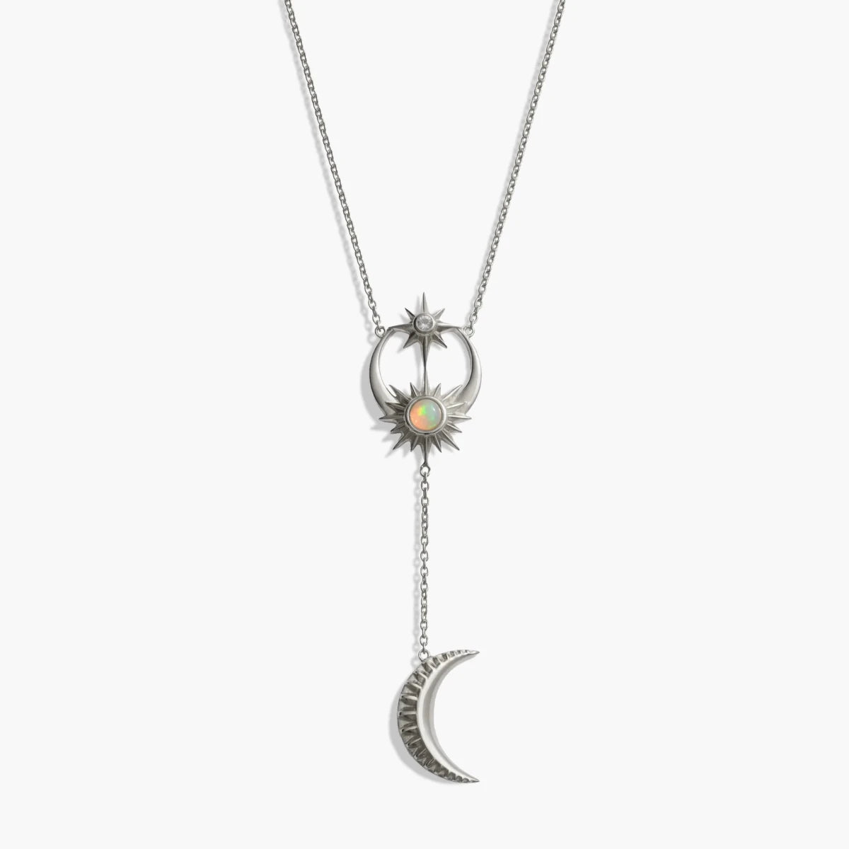 Sun / Moon & Stars Lariat Necklace - HOUSE OF SHE