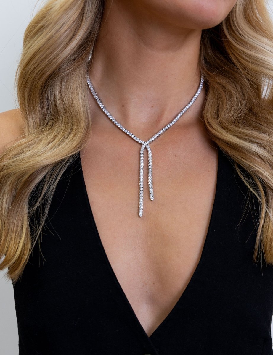 Tennis Bolo Necklace - HOUSE OF SHE