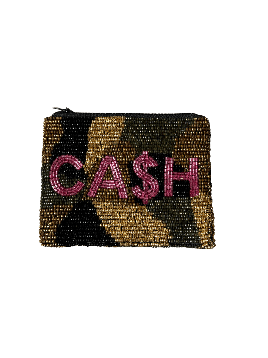 The Cha-Ching Beaded Coin Purse - HOUSE OF SHE