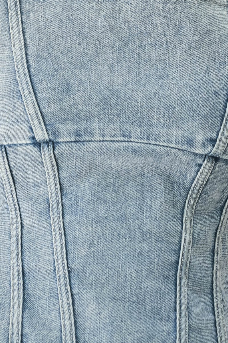 The Seabreeze Denim Top - HOUSE OF SHE