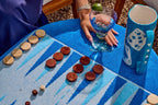 The Southampton Beach Board Backgammon Towel - HOUSE OF SHE