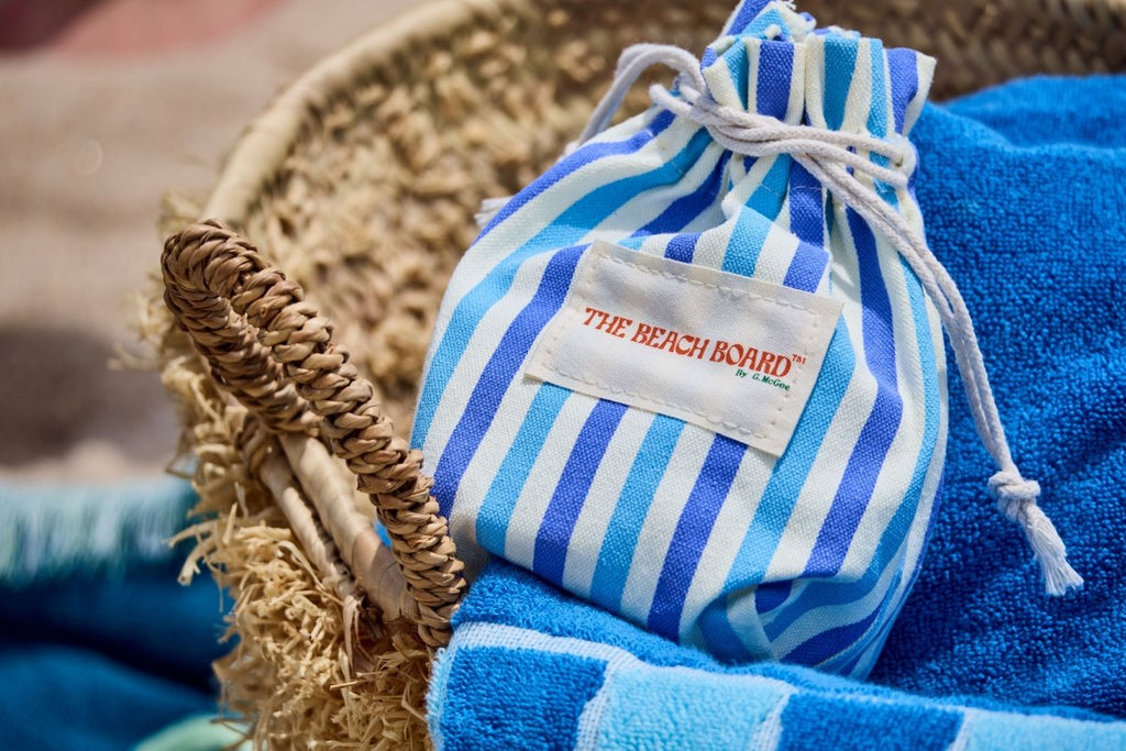 The Southampton Beach Board Backgammon Towel - HOUSE OF SHE