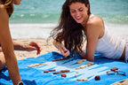 The Southampton Beach Board Backgammon Towel - HOUSE OF SHE