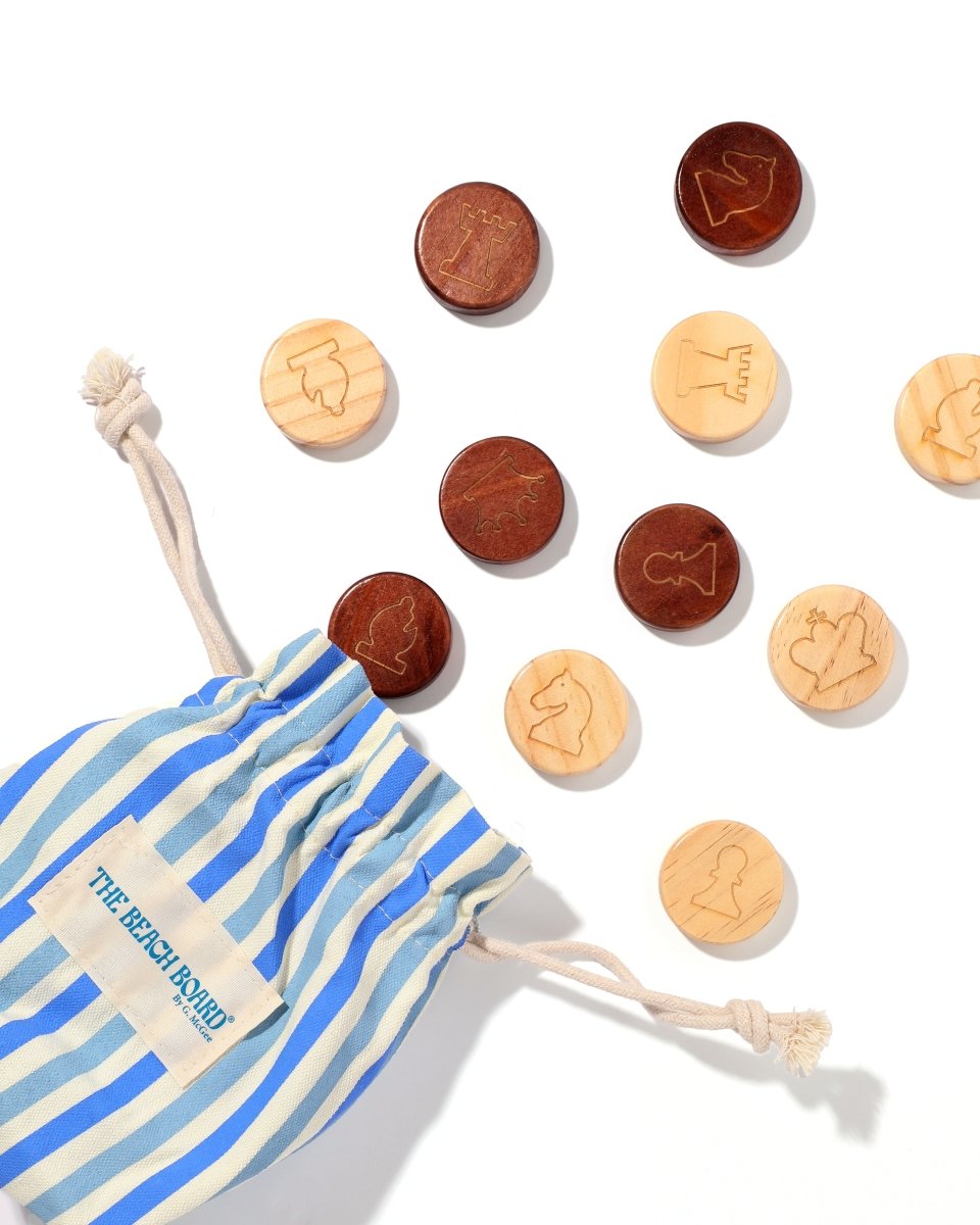 The Southampton Beach Board - Chess + Checkers Towel - HOUSE OF SHE