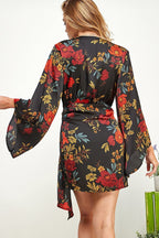 Tokyo Kimono Wrap Dress - HOUSE OF SHE