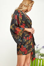 Tokyo Kimono Wrap Dress - HOUSE OF SHE