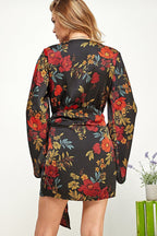 Tokyo Kimono Wrap Dress - HOUSE OF SHE