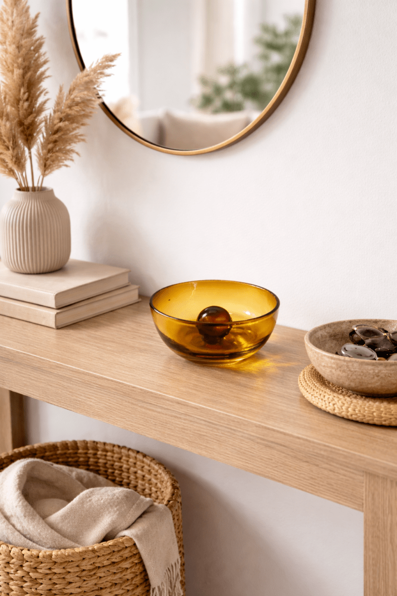 Tres Palos Amber Bowl by MESO - HOUSE OF SHE