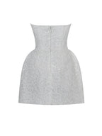 Tressa Beaded Mesh Strapless Mini Dress - HOUSE OF SHE