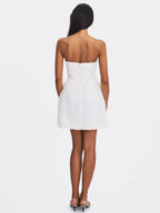Tressa Beaded Mesh Strapless Mini Dress - HOUSE OF SHE
