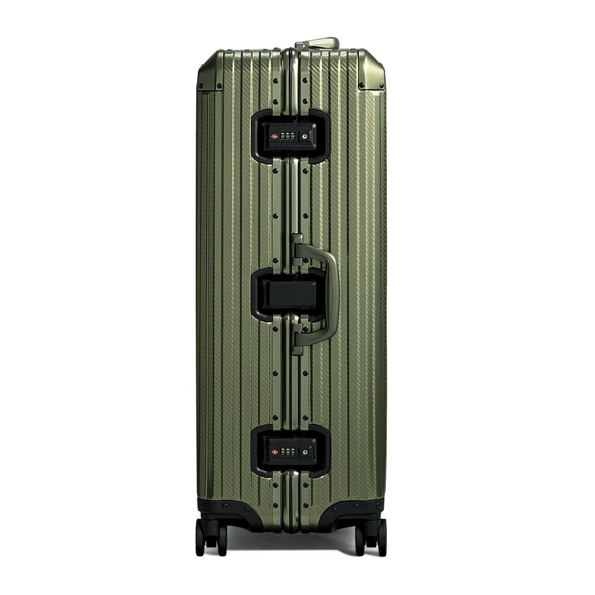 TREVA Aluminum Suitcase Army Green - HOUSE OF SHE