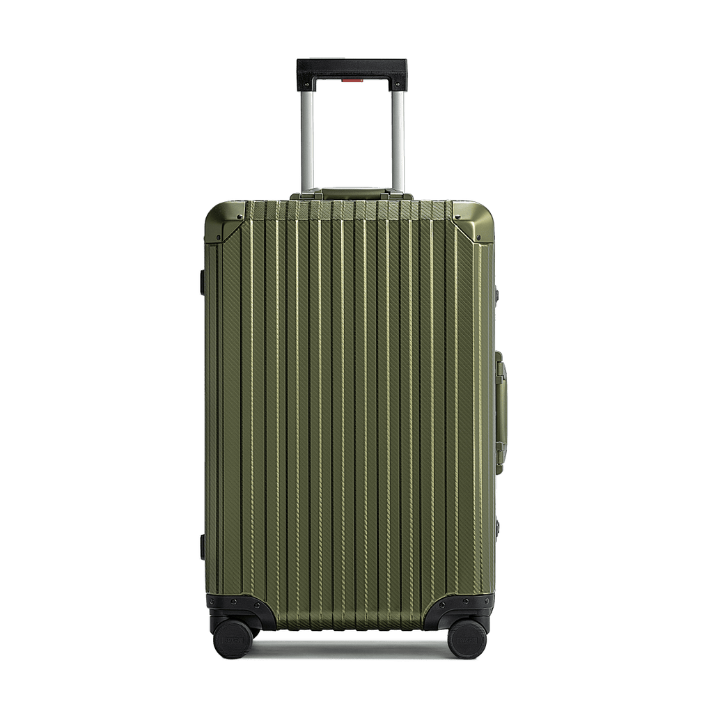 TREVA Aluminum Suitcase Army Green - HOUSE OF SHE