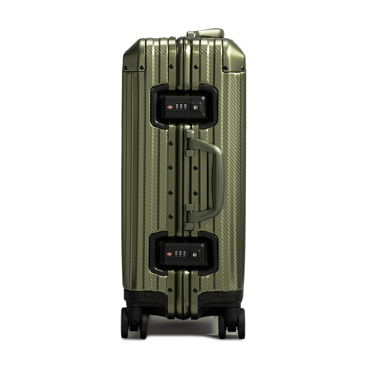 TREVA Aluminum Suitcase Army Green - HOUSE OF SHE