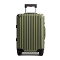 TREVA Aluminum Suitcase Army Green - HOUSE OF SHE