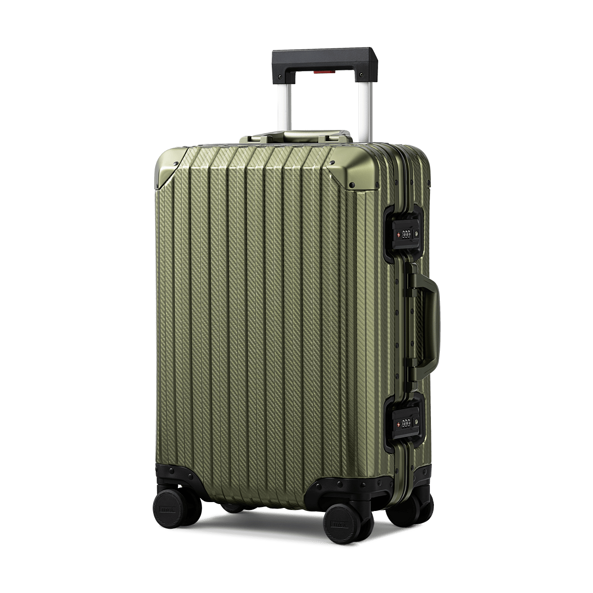 TREVA Aluminum Suitcase Army Green - HOUSE OF SHE