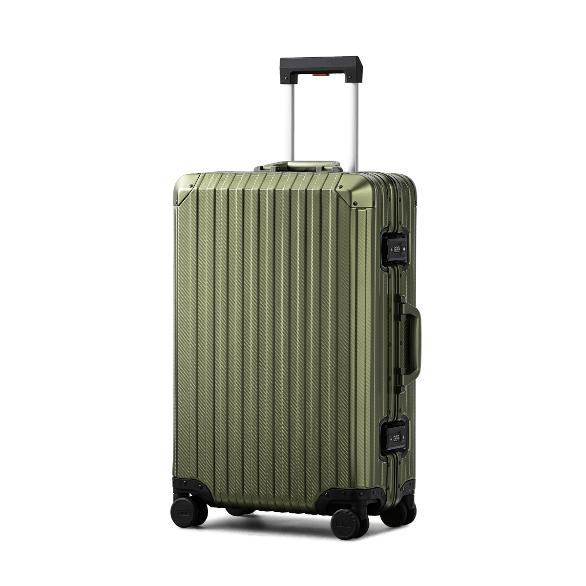 TREVA Aluminum Suitcase Army Green - HOUSE OF SHE