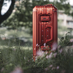 TREVA Aluminum Suitcase Red - HOUSE OF SHE