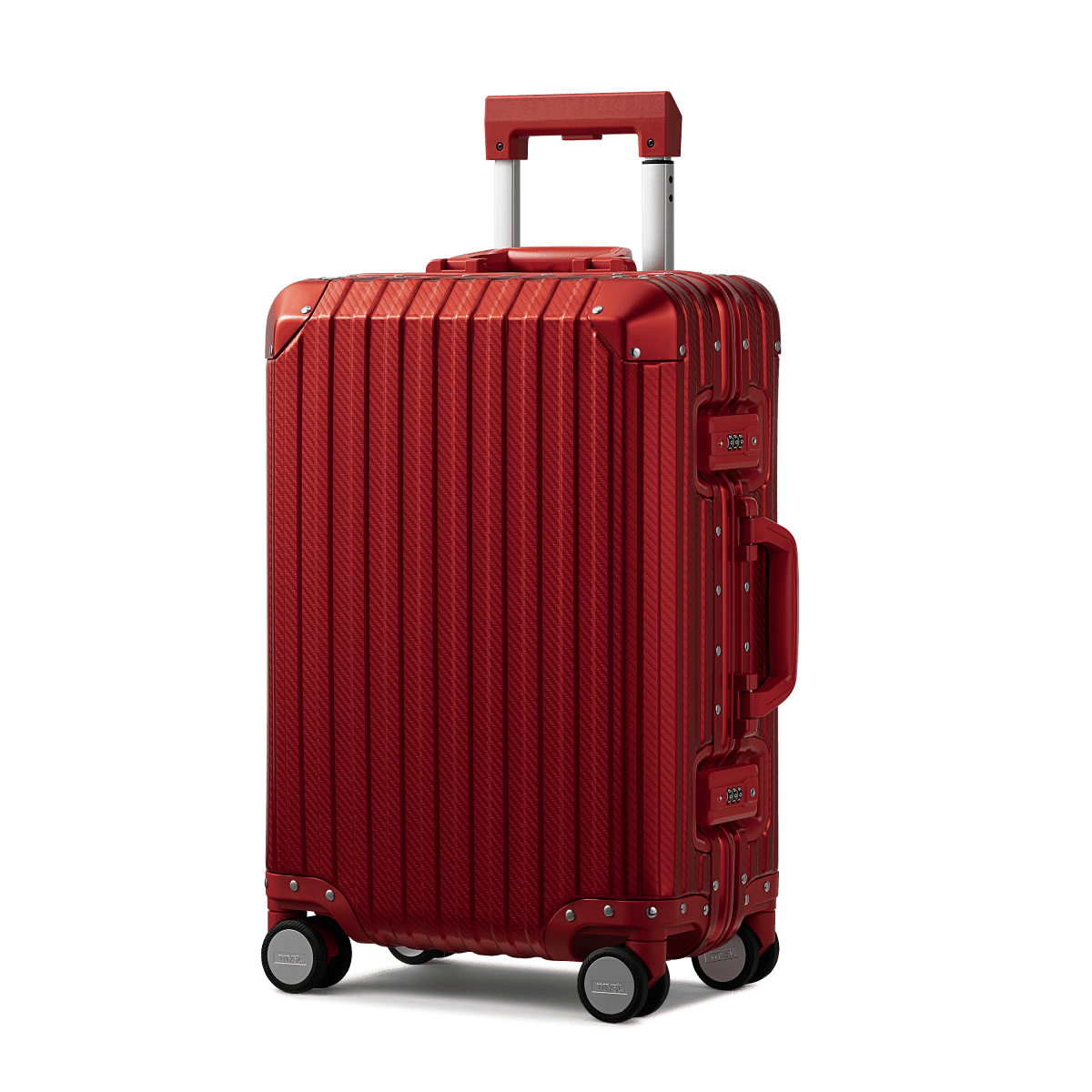 TREVA Aluminum Suitcase Red - HOUSE OF SHE