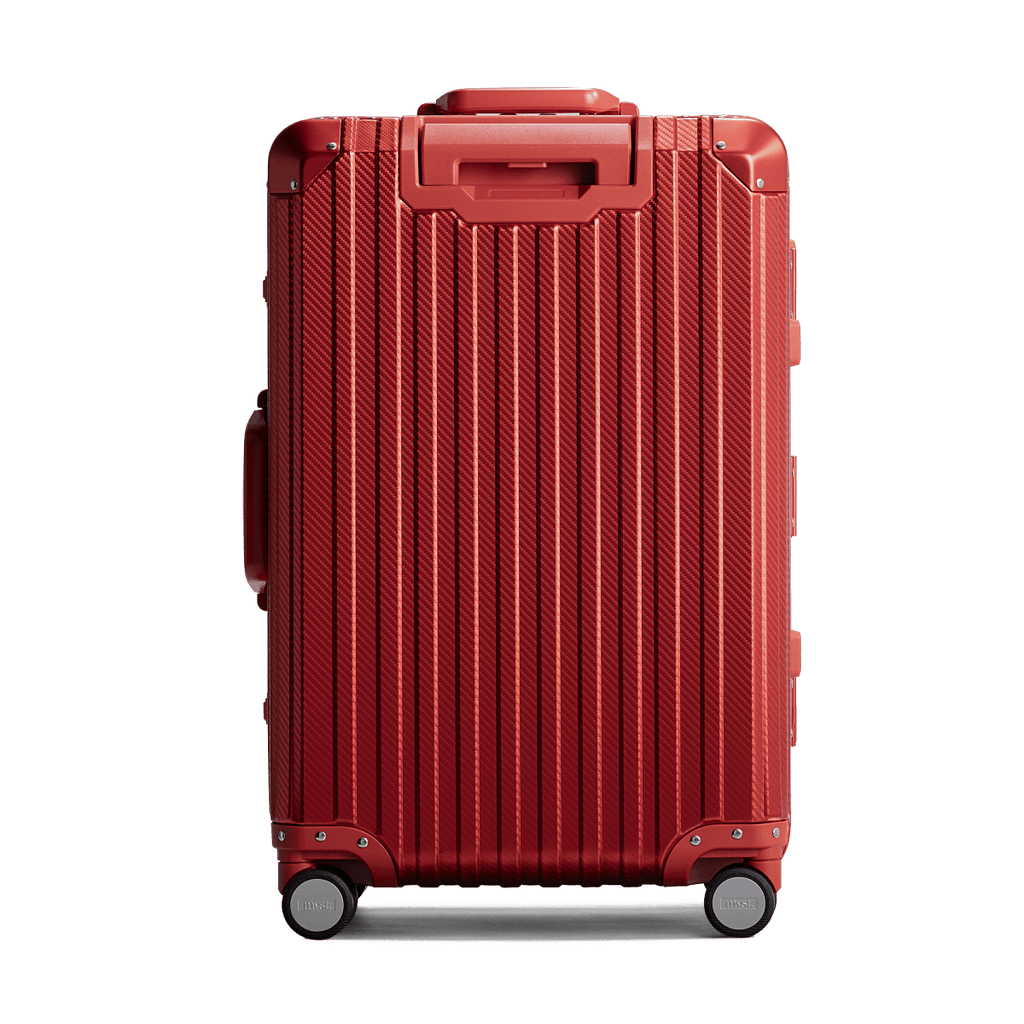 TREVA Aluminum Suitcase Red - HOUSE OF SHE