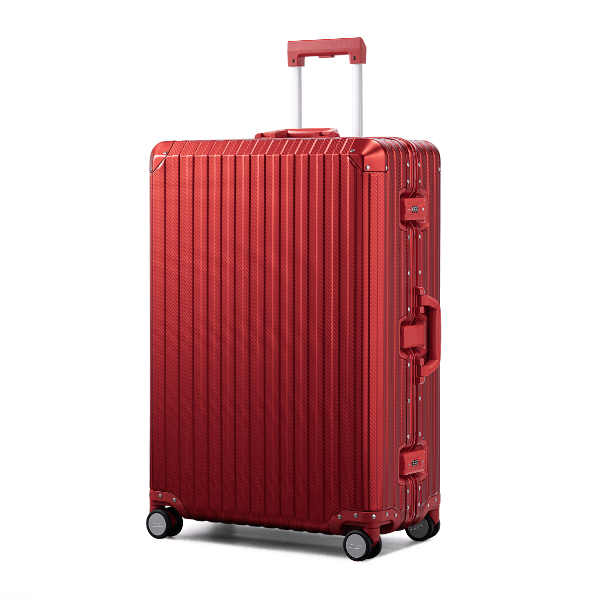 TREVA Aluminum Suitcase Red - HOUSE OF SHE