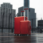 TREVA Aluminum Suitcase Red - HOUSE OF SHE