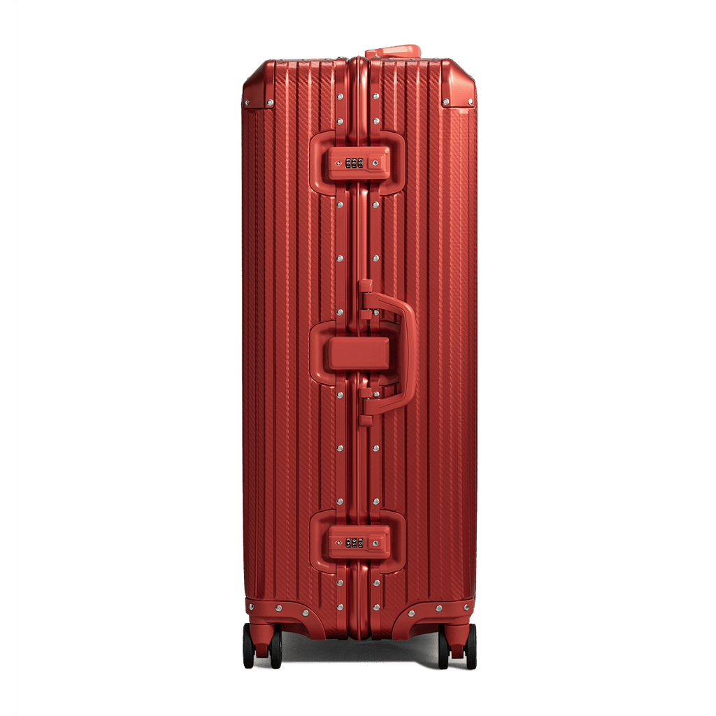 TREVA Aluminum Suitcase Red - HOUSE OF SHE