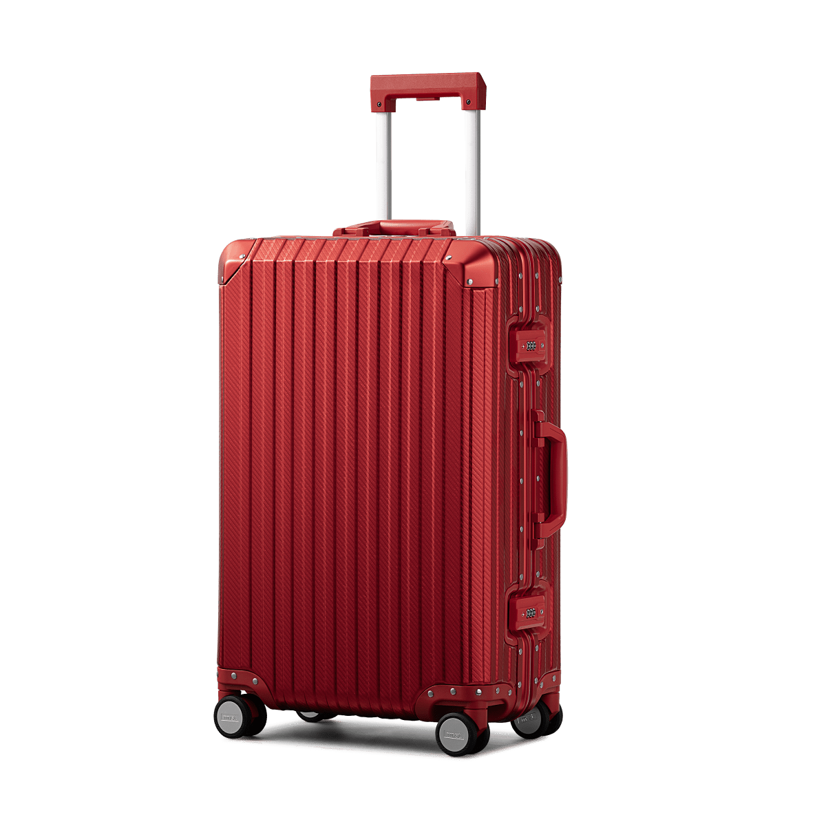 TREVA Aluminum Suitcase Red - HOUSE OF SHE