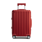 TREVA Aluminum Suitcase Red - HOUSE OF SHE
