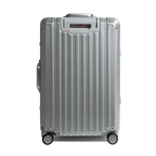 TREVA Aluminum Suitcase Silver - HOUSE OF SHE