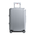 TREVA Aluminum Suitcase Silver - HOUSE OF SHE