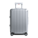 TREVA Aluminum Suitcase Silver - HOUSE OF SHE