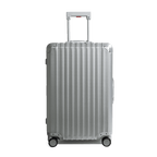 TREVA Aluminum Suitcase Silver - HOUSE OF SHE
