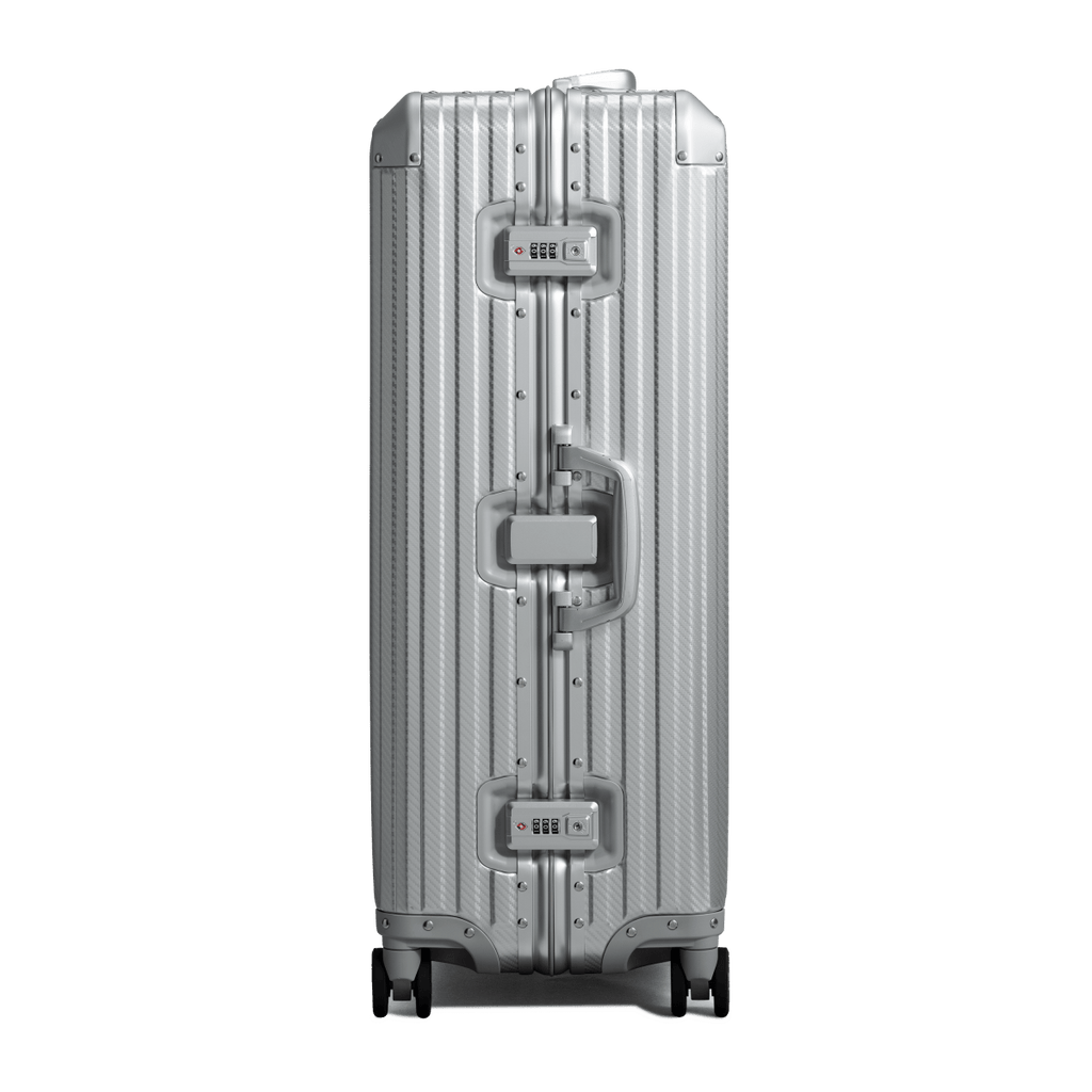 TREVA Aluminum Suitcase Silver - HOUSE OF SHE