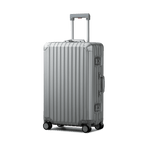 TREVA Aluminum Suitcase Silver - HOUSE OF SHE