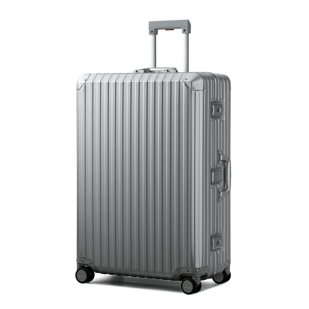 TREVA Aluminum Suitcase Silver - HOUSE OF SHE