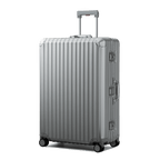 TREVA Aluminum Suitcase Silver - HOUSE OF SHE
