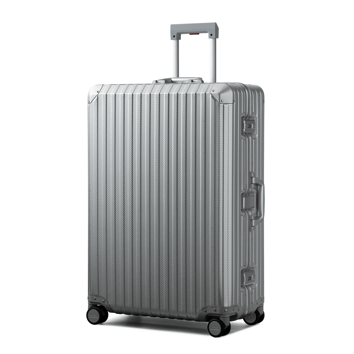 TREVA Aluminum Suitcase Silver - HOUSE OF SHE