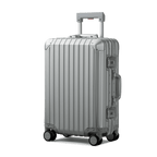 TREVA Aluminum Suitcase Silver - HOUSE OF SHE