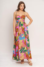 TROPIC FIESTA WOVEN MAXI DRESS - HOUSE OF SHE