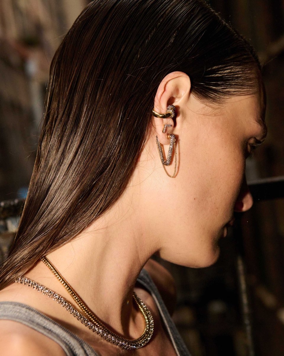 Vera Pavé Mini Earrings - HOUSE OF SHE